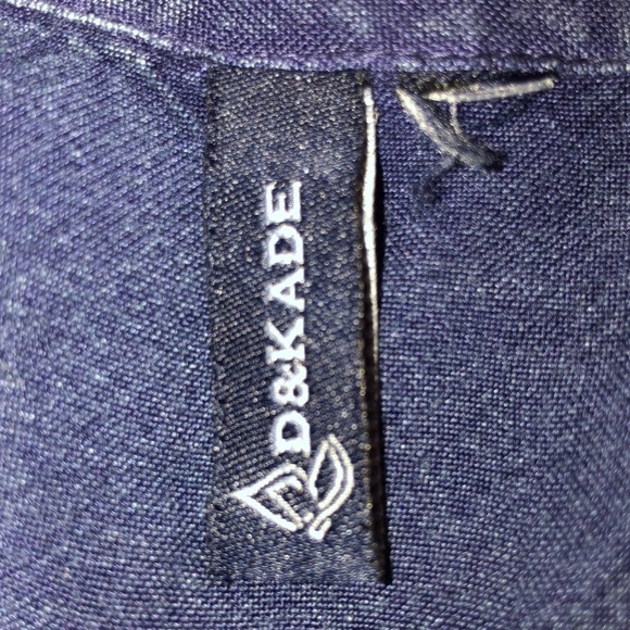 D&Kade embroidered rayon button down - Picture 3 of 6